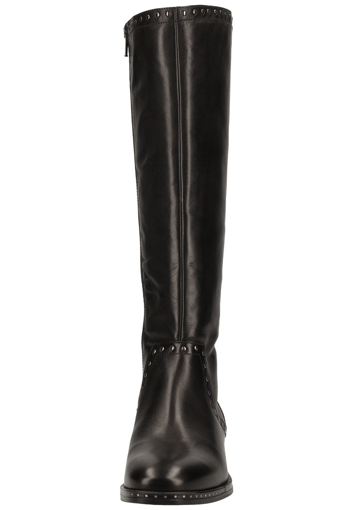 Tamaris Stiefel Leder Schwarz - surf4shoes