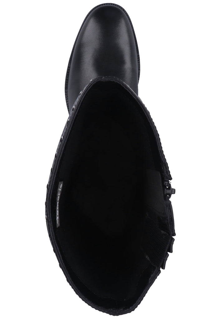 Tamaris Stiefel Leder Schwarz - surf4shoes