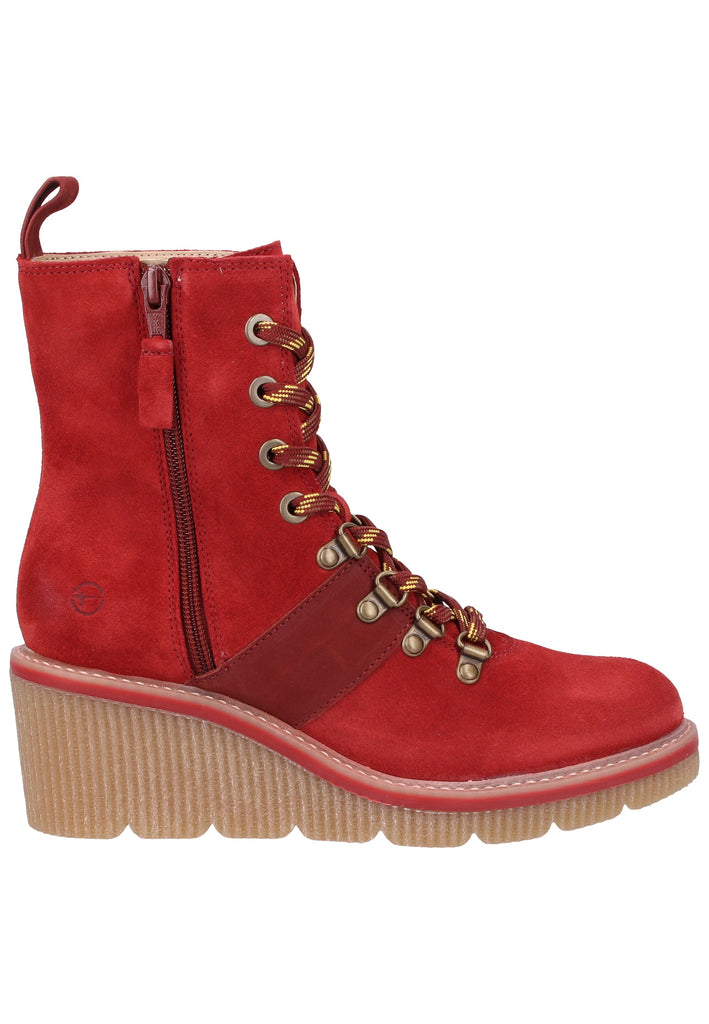 Tamaris Stiefelette Veloursleder Hellrosa - surf4shoes