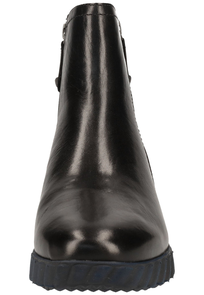 Tamaris Stiefelette Leder Schwarz/Blau Warmfutter - surf4shoes