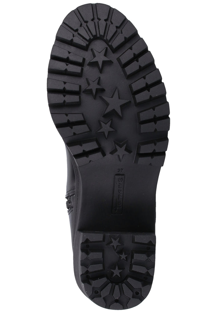 Tamaris Stiefelette Leder/Synthetik Schwarz - surf4shoes