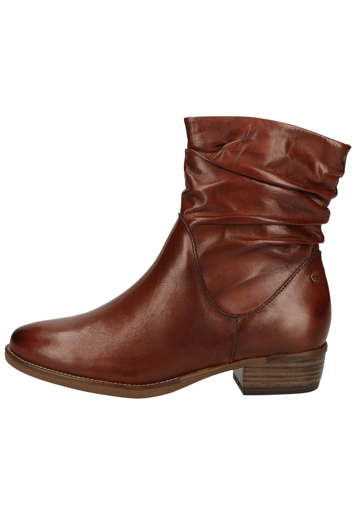 Tamaris Stiefelette Leder Chestnut - surf4shoes