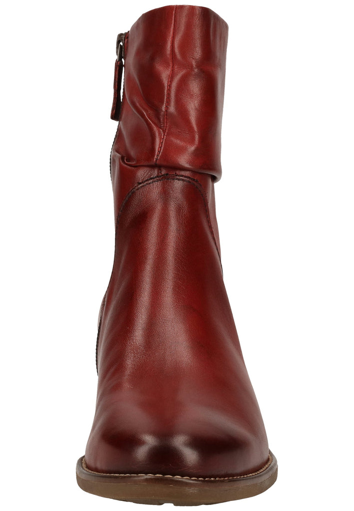 Tamaris Stiefelette Leder Rot Warmfutter - surf4shoes