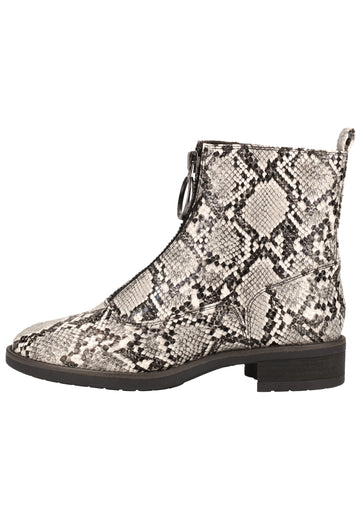 Tamaris Stiefelette Lederimitat Grau Warmfutter - surf4shoes