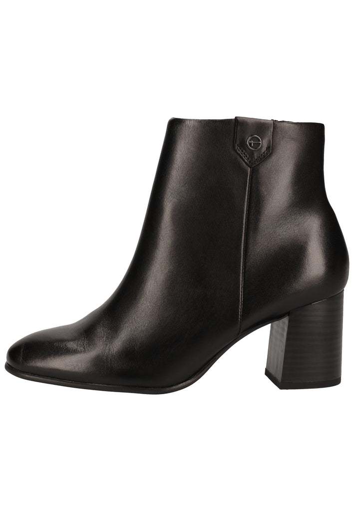 Tamaris Stiefelette Leder Schwarz - surf4shoes