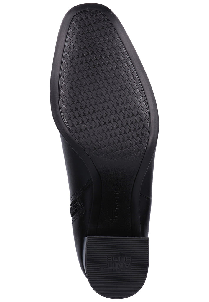 Tamaris Stiefelette Leder Schwarz - surf4shoes