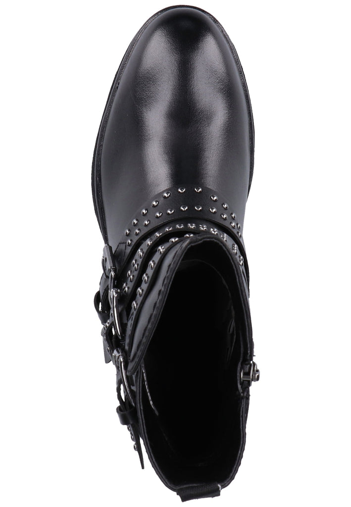 Tamaris Stiefel Leder/Synthetik Schwarz - surf4shoes