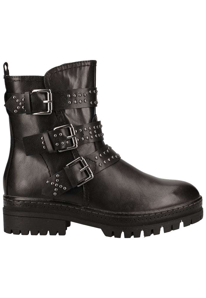 Tamaris Stiefel Leder/Synthetik Schwarz - surf4shoes