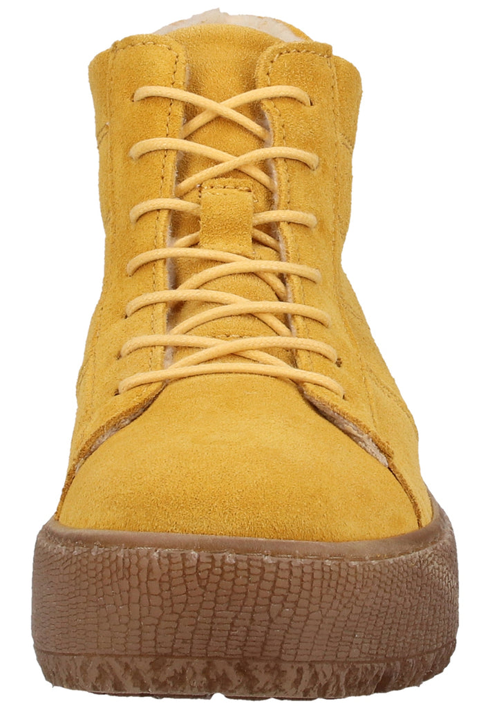 Tamaris Stiefelette Veloursleder Gelb Warmfutter - surf4shoes