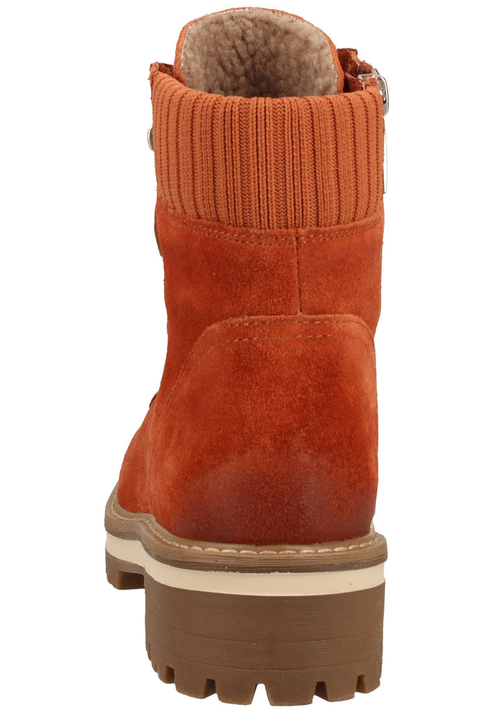 Tamaris Stiefelette Leder/Textil Braun - surf4shoes