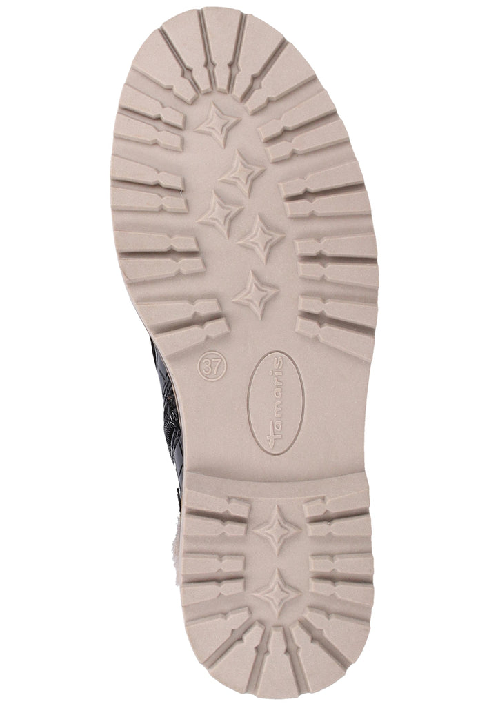 Tamaris Stiefelette Lederimitat/Textil Schwarz - surf4shoes