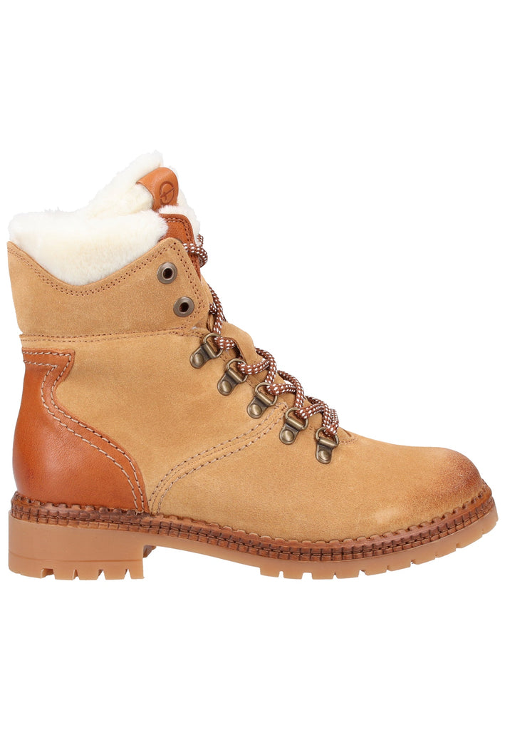 Tamaris Stiefelette Veloursleder/Textil Corn Warmfutter - surf4shoes