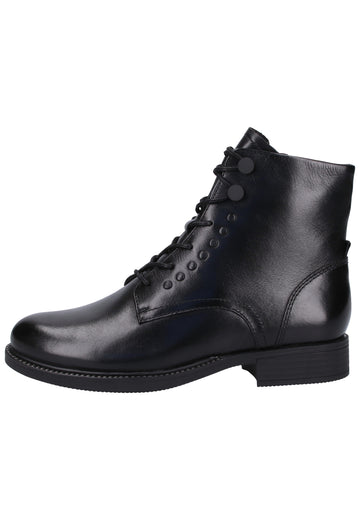 Tamaris Stiefelette Leder Schwarz Warmfutter - surf4shoes