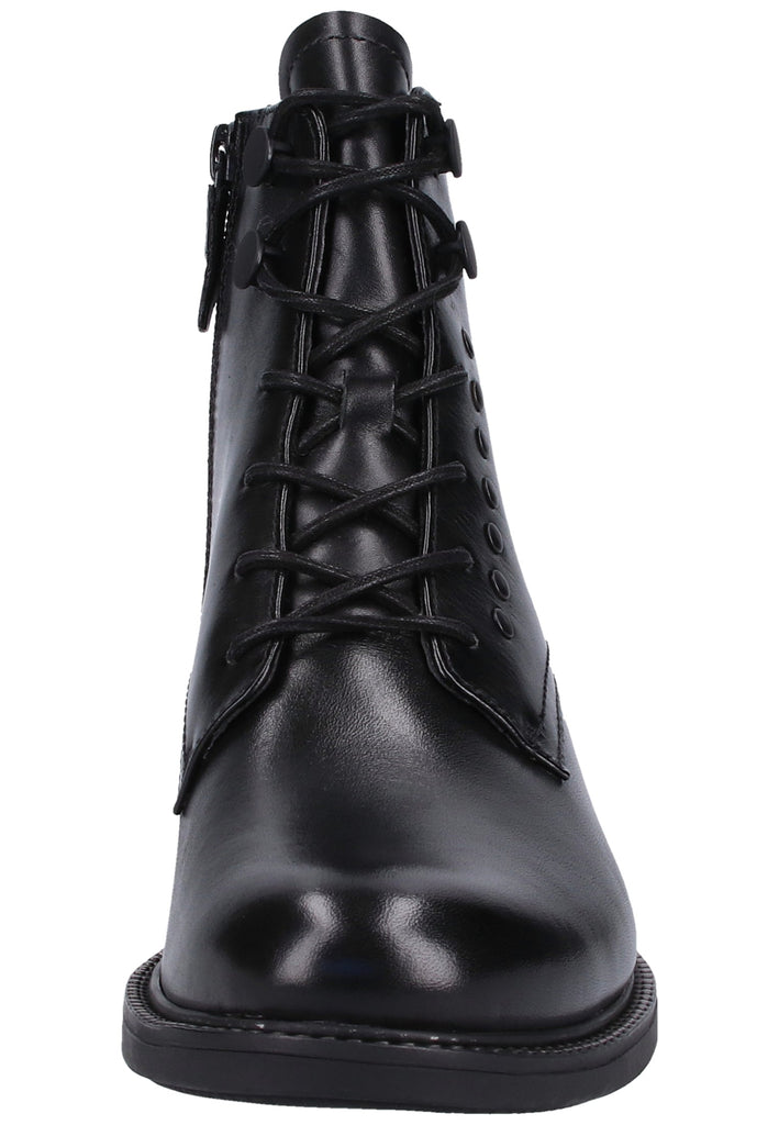 Tamaris Stiefelette Leder Schwarz Warmfutter - surf4shoes