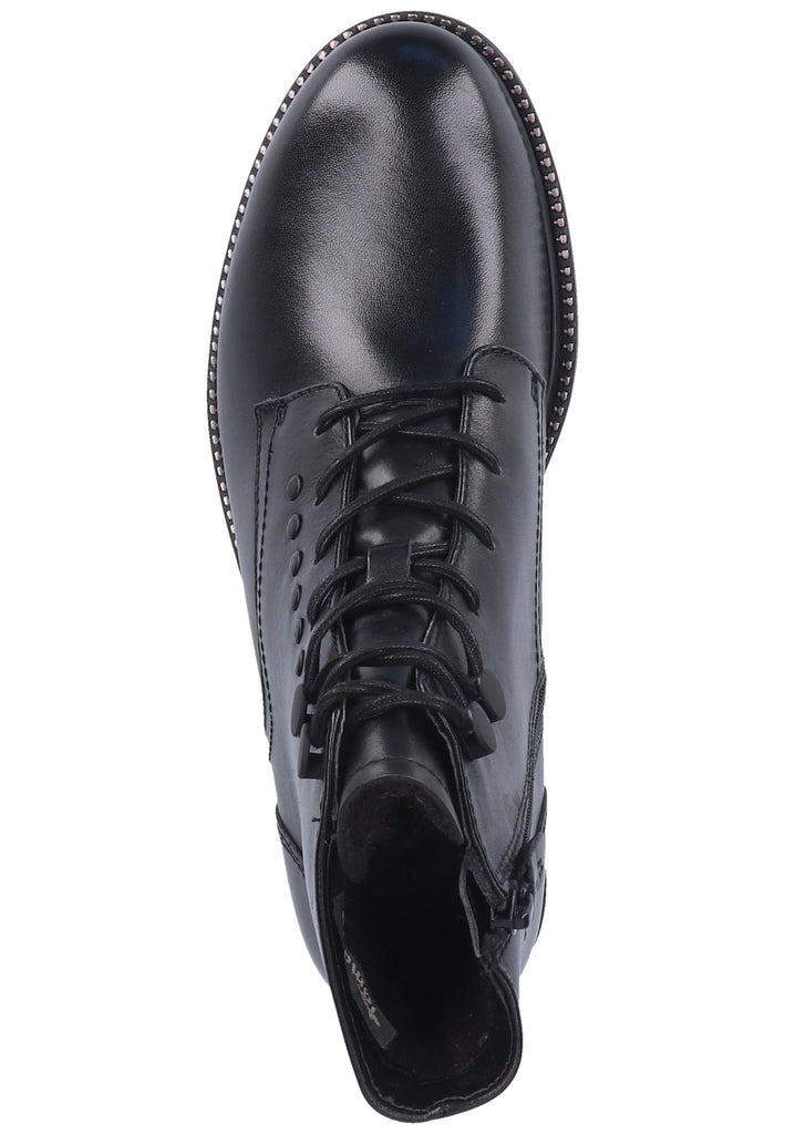 Tamaris Stiefelette Leder Schwarz Warmfutter - surf4shoes