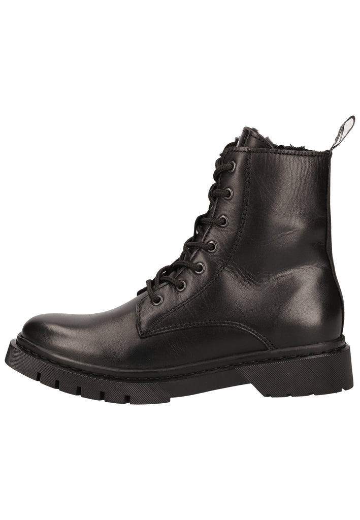 Tamaris Stiefelette Leder Schwarz Warmfutter - surf4shoes