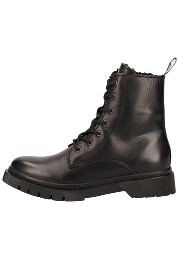 Tamaris Stiefelette Leder Schwarz Warmfutter - surf4shoes