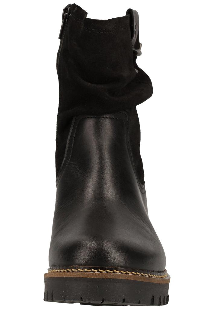 Tamaris Stiefelette Leder Schwarz Warmfutter - surf4shoes