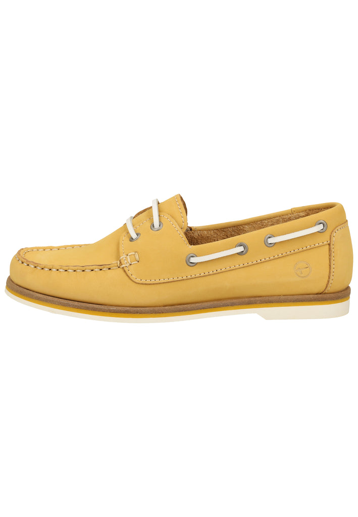 Tamaris Halbschuhe Nubukleder Gelb - surf4shoes