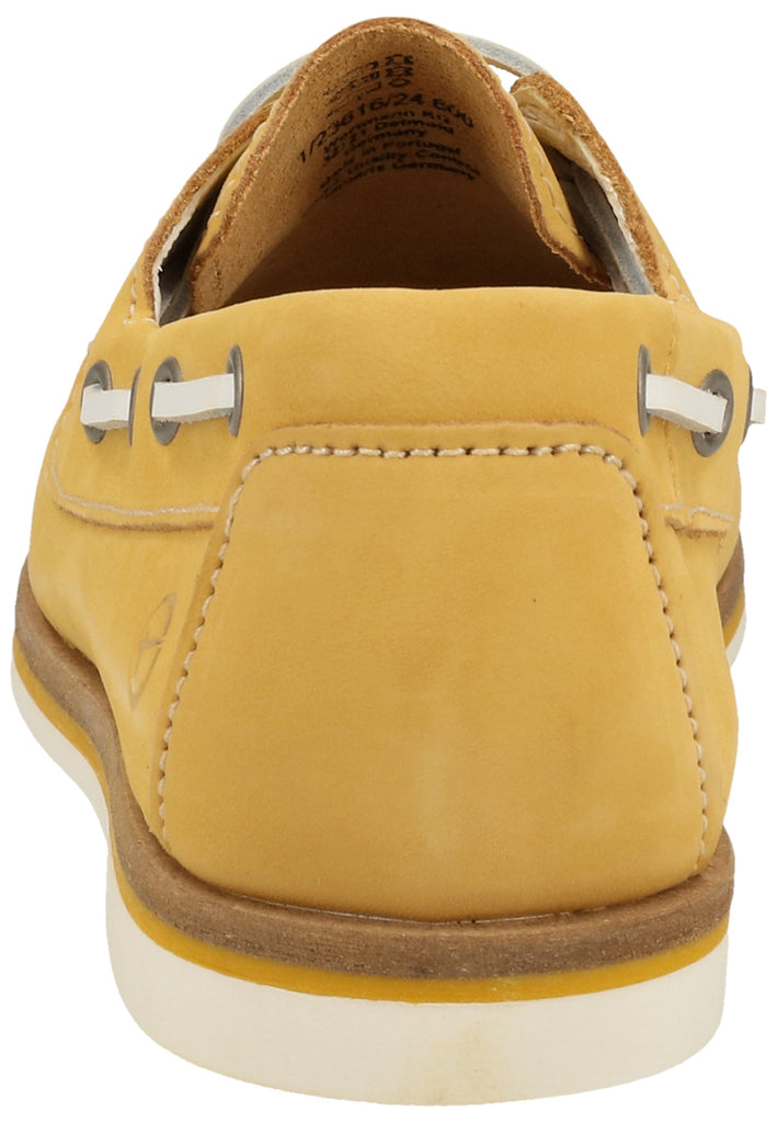 Tamaris Halbschuhe Nubukleder Gelb - surf4shoes