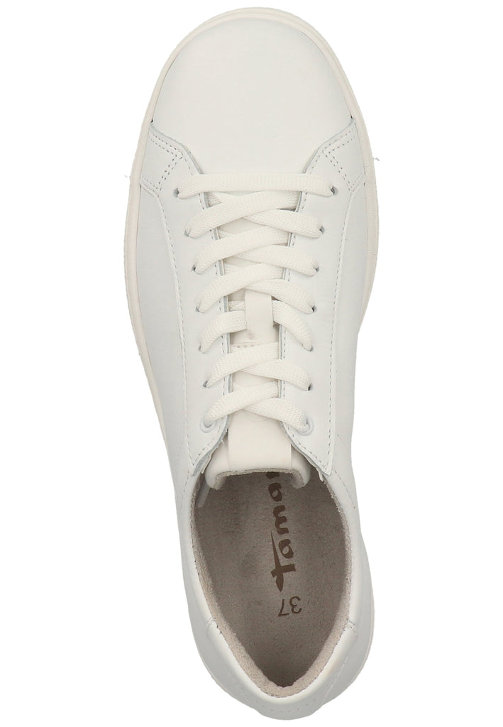 Tamaris Sneaker Leder/Synthetik Weiß - surf4shoes