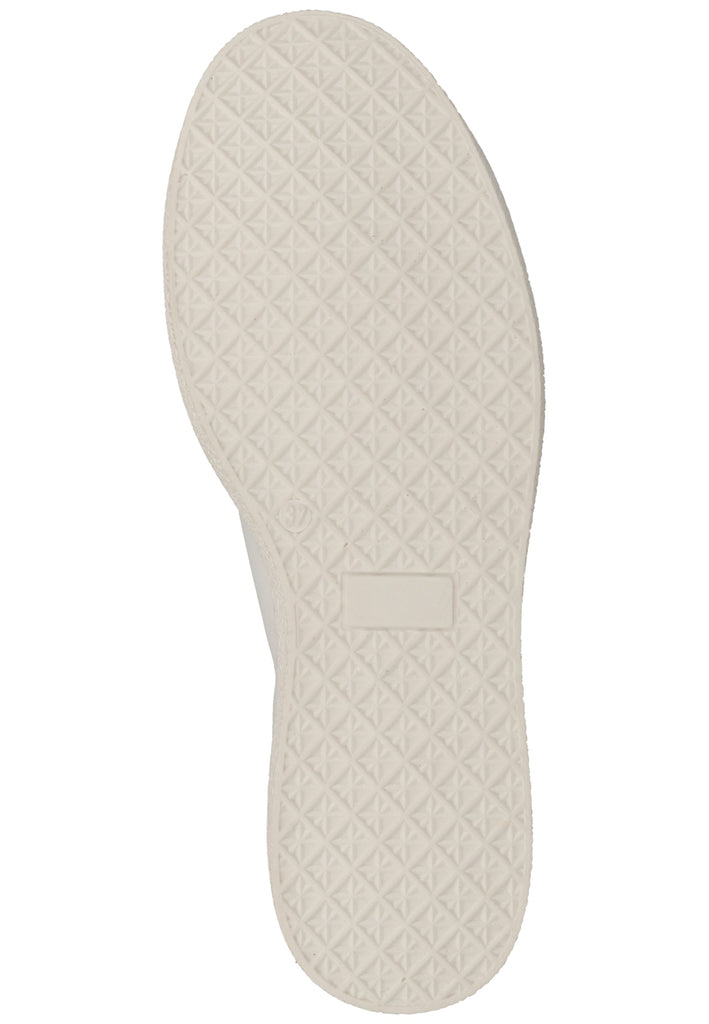 Tamaris Sneaker Glattleder Weiß/Silber - surf4shoes