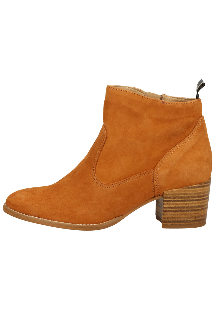 Tamaris Stiefelette Veloursleder Cuoio - surf4shoes