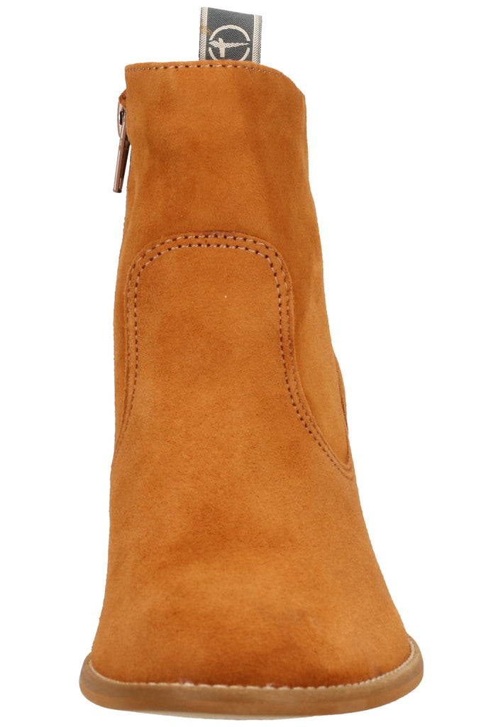 Tamaris Stiefelette Veloursleder Cuoio - surf4shoes