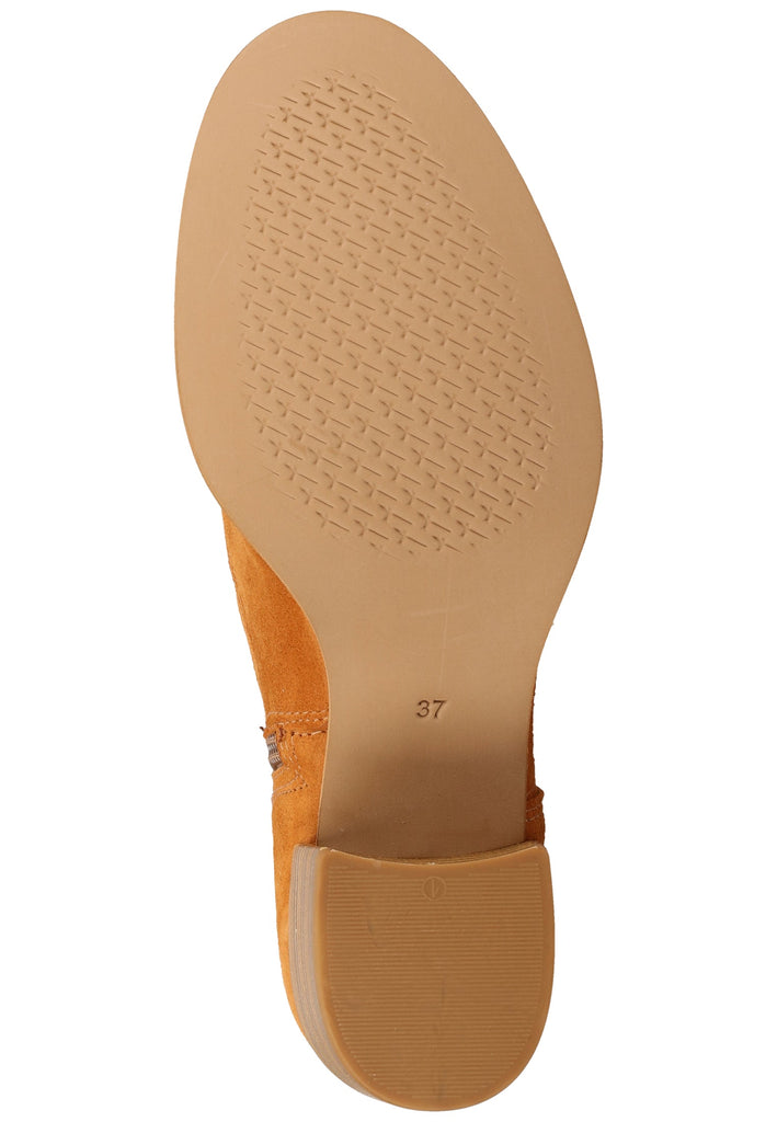 Tamaris Stiefelette Veloursleder Cuoio - surf4shoes