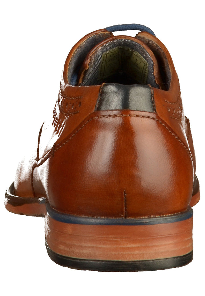 Bugatti Businessschuhe Glattleder Cognac - surf4shoes