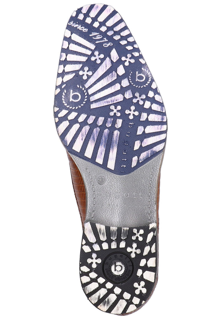 Bugatti Businessschuhe Glattleder Cognac - surf4shoes