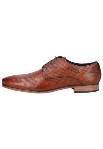 Bugatti Businessschuhe Leder Cognac - surf4shoes