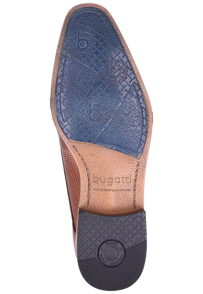 Bugatti Businessschuhe Leder Cognac - surf4shoes