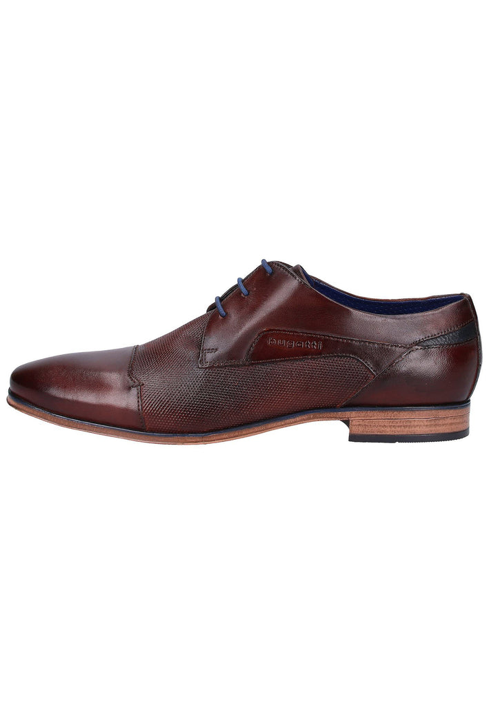 Bugatti Businessschuhe Glattleder Dunkelbraun - surf4shoes
