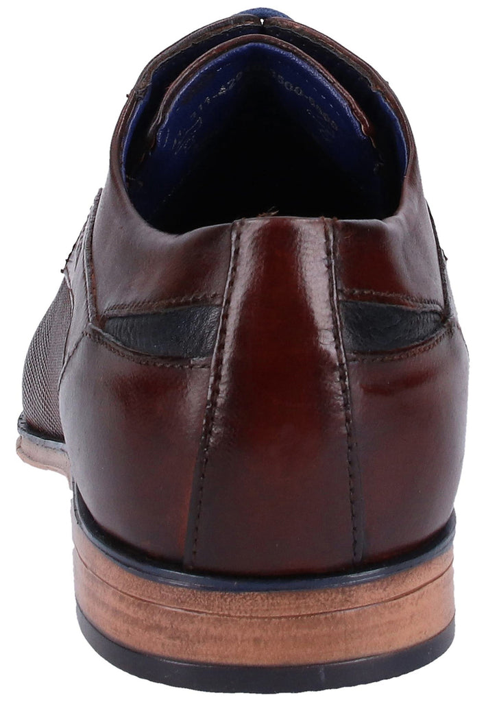 Bugatti Businessschuhe Glattleder Dunkelbraun - surf4shoes