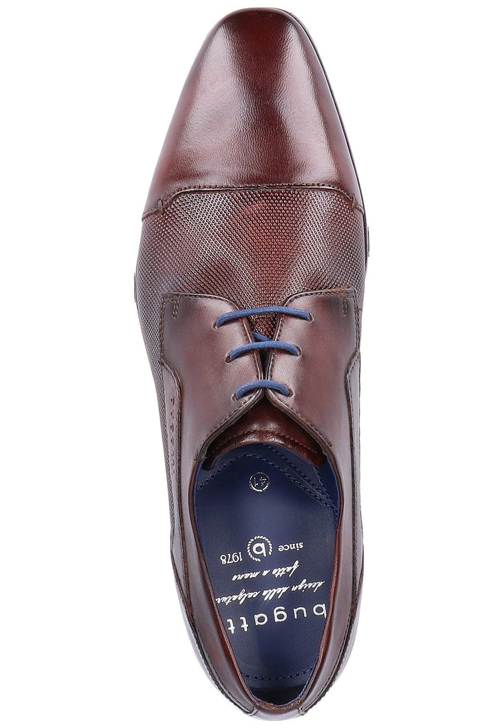 Bugatti Businessschuhe Glattleder Dunkelbraun - surf4shoes
