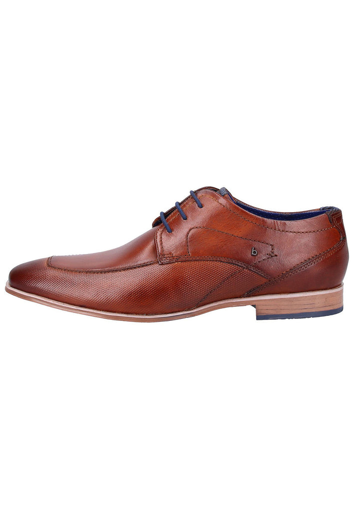 Bugatti Businessschuhe Glattleder Cognac - surf4shoes