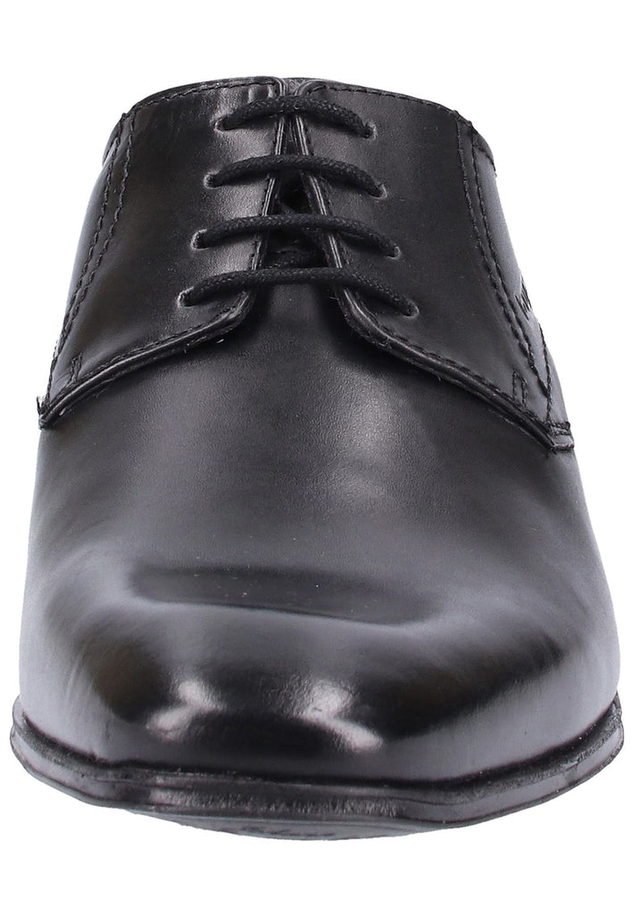 Bugatti Businessschuhe Glattleder Schwarz - surf4shoes