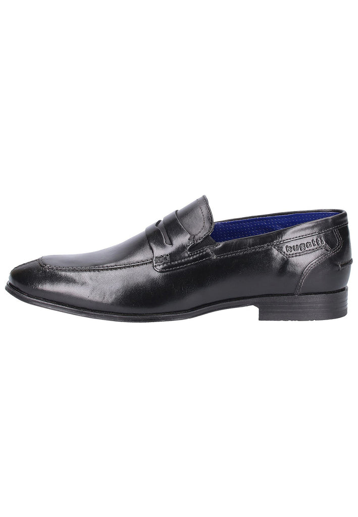 Bugatti Businessschuhe Glattleder Schwarz - surf4shoes