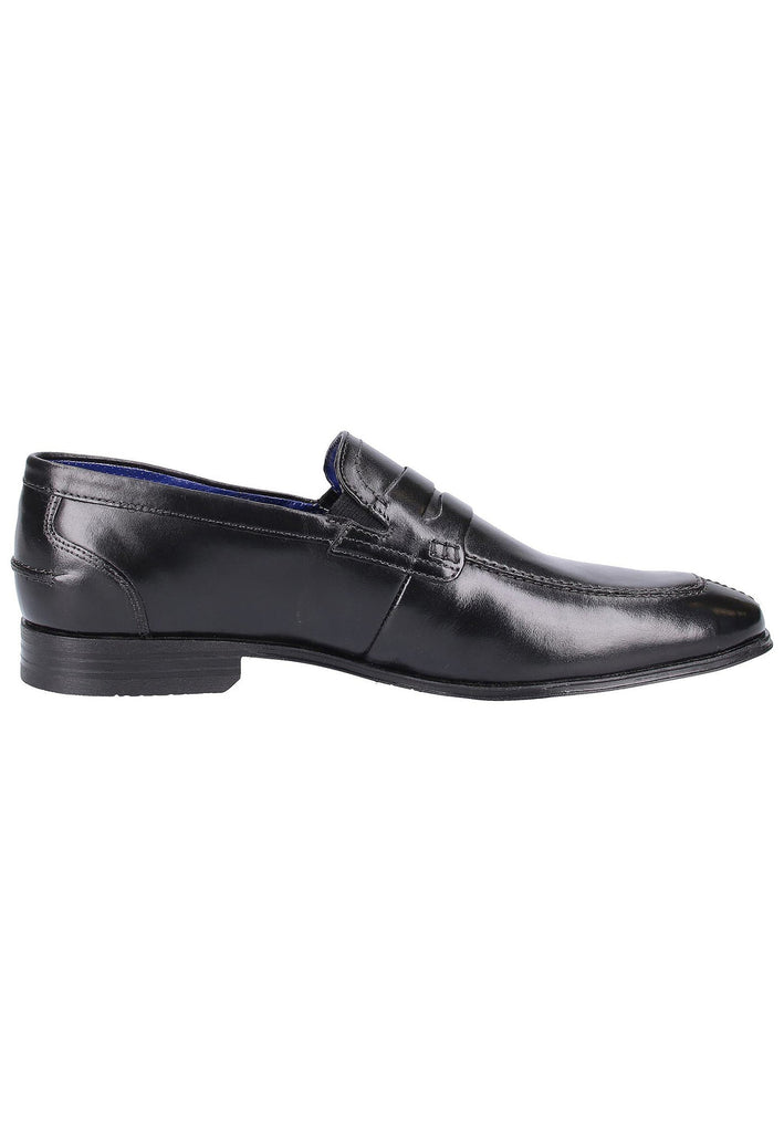 Bugatti Businessschuhe Glattleder Schwarz - surf4shoes