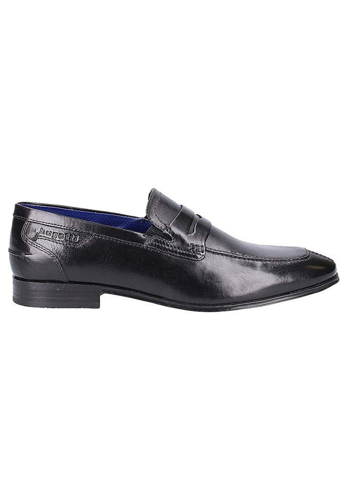 Bugatti Businessschuhe Glattleder Schwarz - surf4shoes