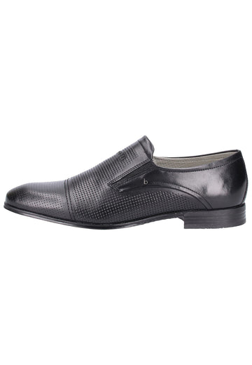 Bugatti Businessschuhe Glattleder Schwarz - surf4shoes
