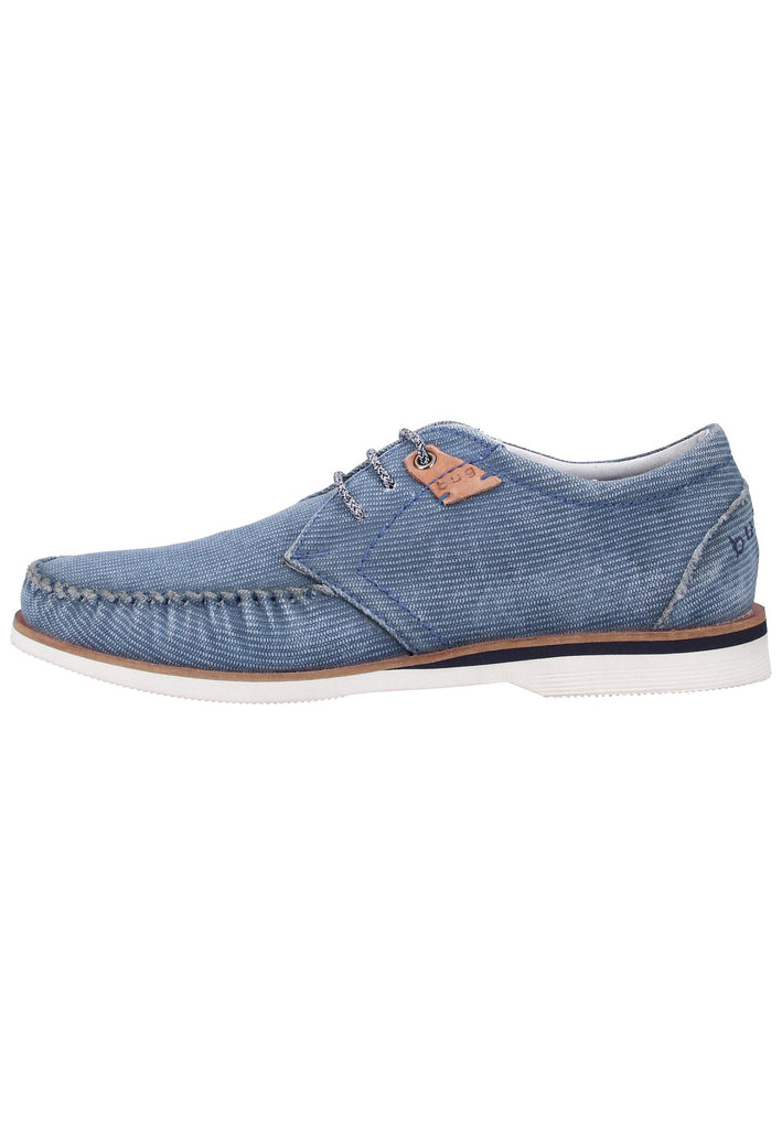 Bugatti Halbschuhe Textil Hellblau - surf4shoes