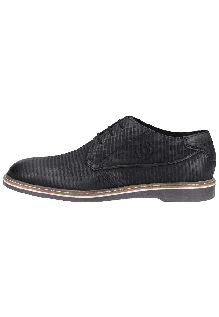Bugatti Halbschuhe Glattleder Schwarz - surf4shoes