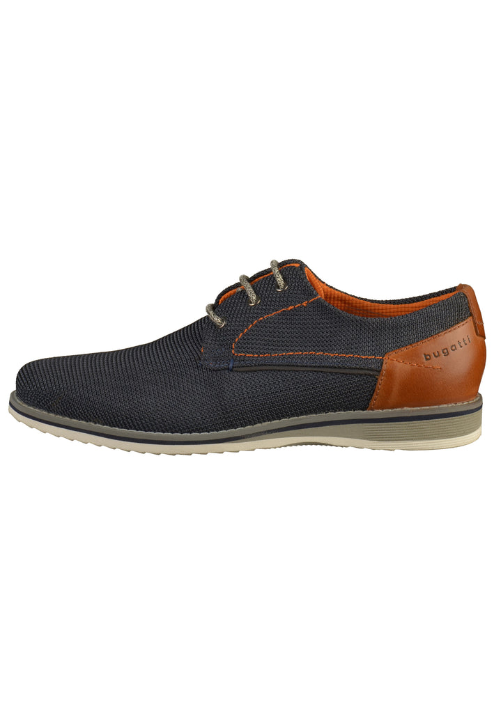 Bugatti Halbschuhe Lederimitat/Textil Dunkelblau - surf4shoes