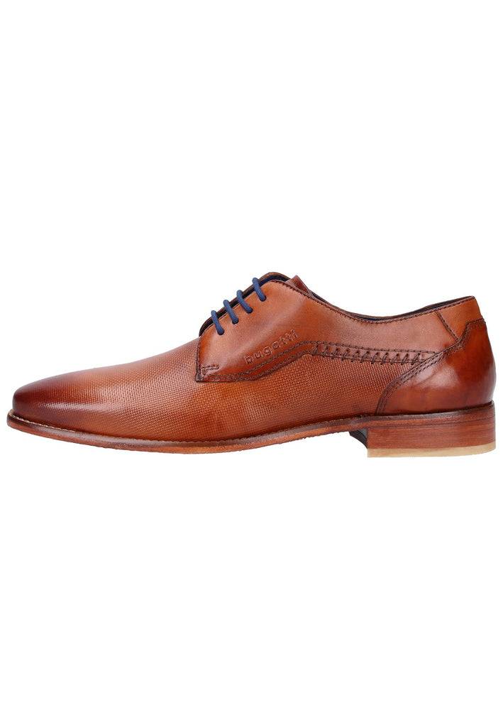 Bugatti Businessschuhe Glattleder Cognac - surf4shoes