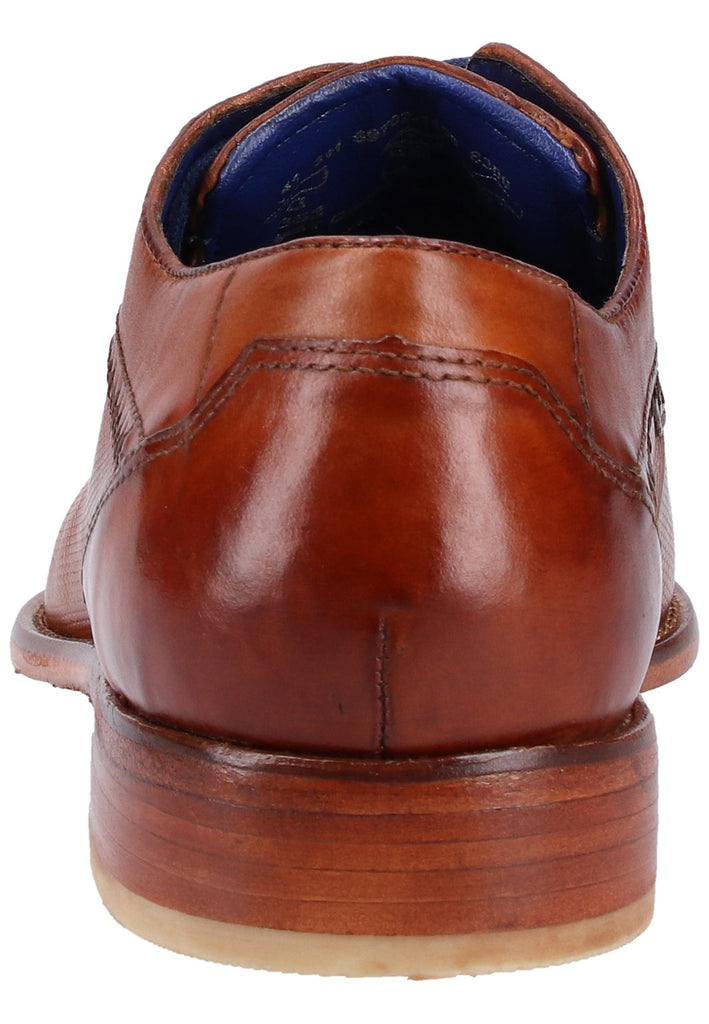 Bugatti Businessschuhe Glattleder Cognac - surf4shoes