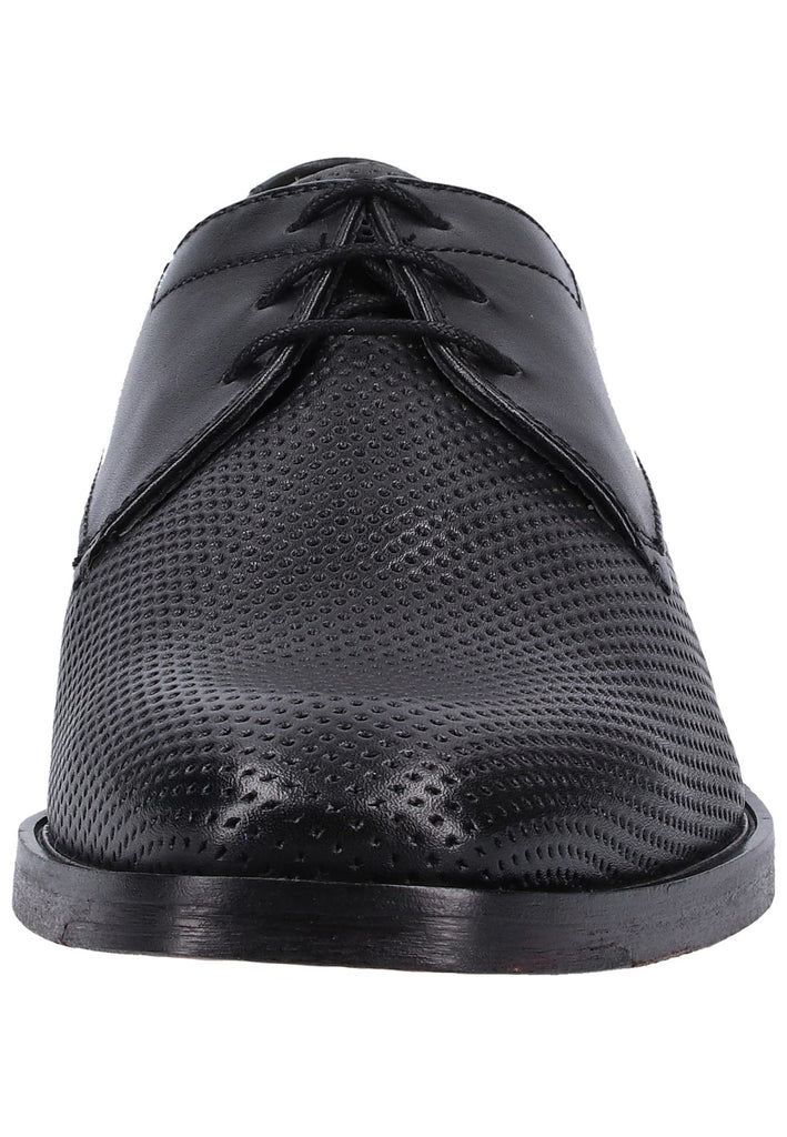 Bugatti Businessschuhe Glattleder Schwarz - surf4shoes
