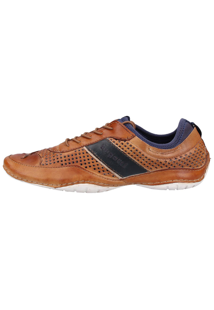 Bugatti Sneaker Glattleder Cognac - surf4shoes