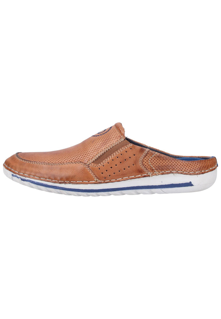 Bugatti Clogs Glattleder Cognac - surf4shoes